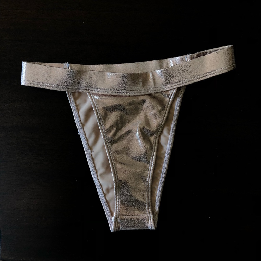 Shimmer Bikini Bottoms Minimale Animale ROSE GOLD